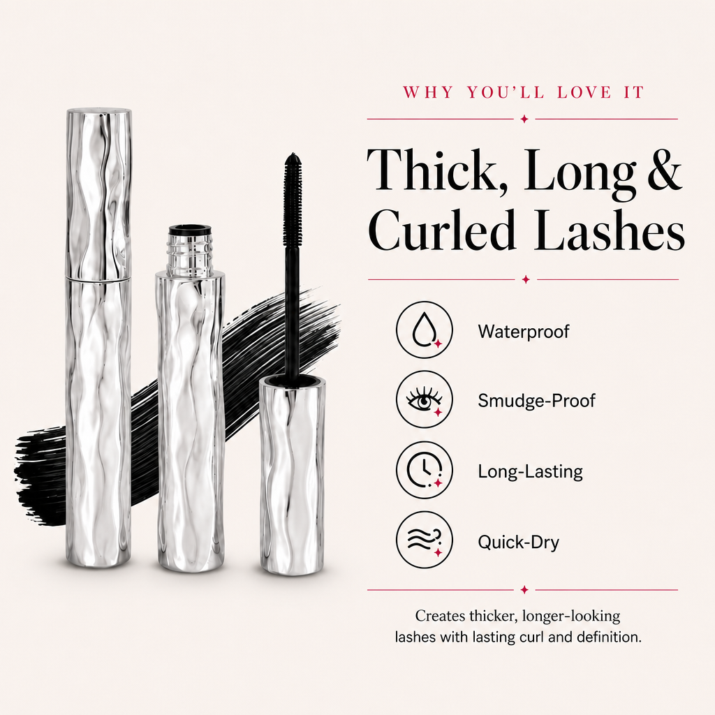 LAST DAY⏰ - BUY 1 GET 1 FREE✨Waterproof Curling & Lengthening Mascara