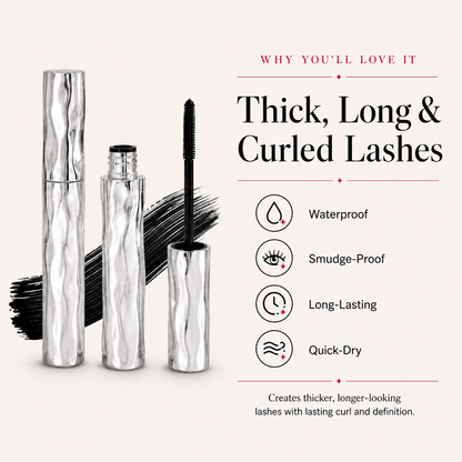 LAST DAY⏰ - BUY 1 GET 1 FREE✨Waterproof Curling & Lengthening Mascara