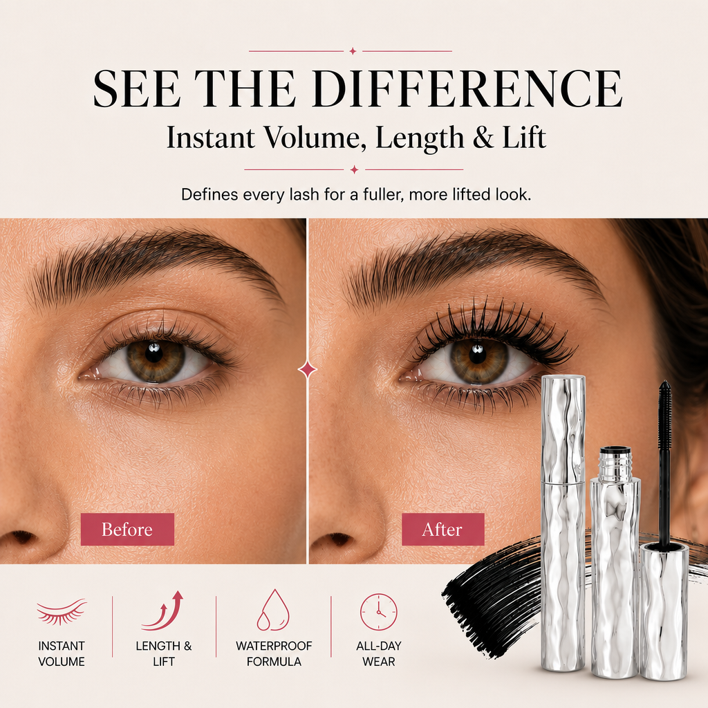LAST DAY⏰ - BUY 1 GET 1 FREE✨Waterproof Curling & Lengthening Mascara