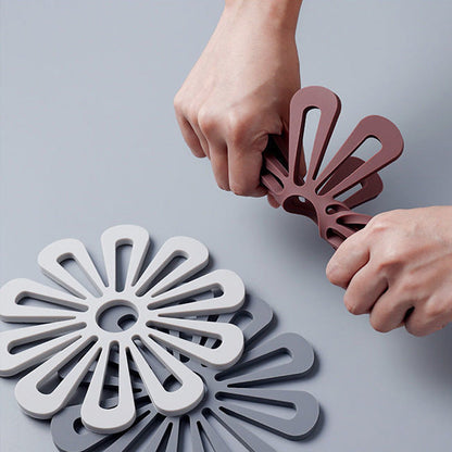 Flower Heat-Resistant Trivet Mat