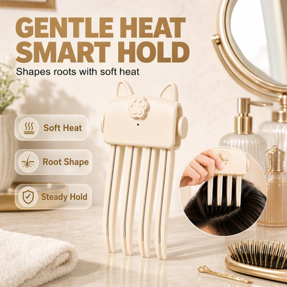 ✨ LIMITED-TIME 50% OFF | Wireless Heated Root Lift Clip – Instant Volume, 30s Fast Heating & Cordless Styling 💜
